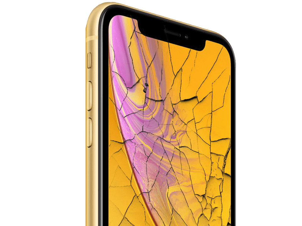 Разбитый экран iPhone Xr | PlanetiPhone