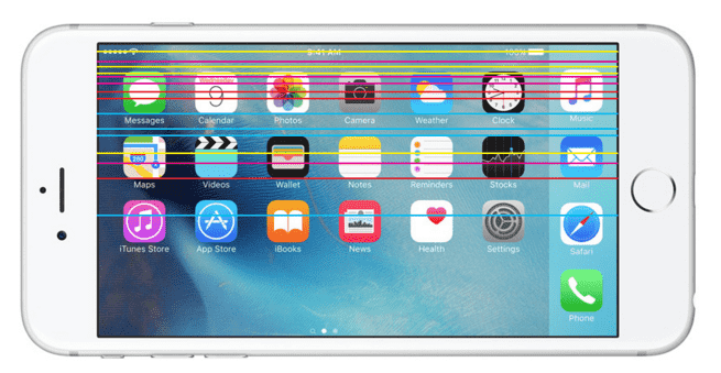 Полосы на дисплее iPhone | PlanetiPhone