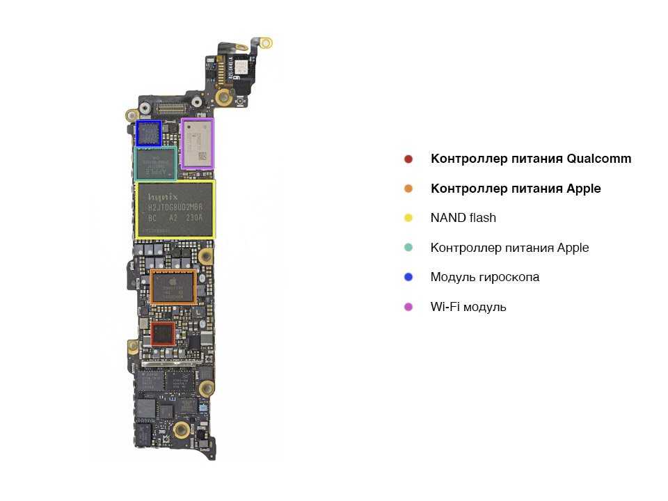 Iphone 11 схема платы с расположением элементов