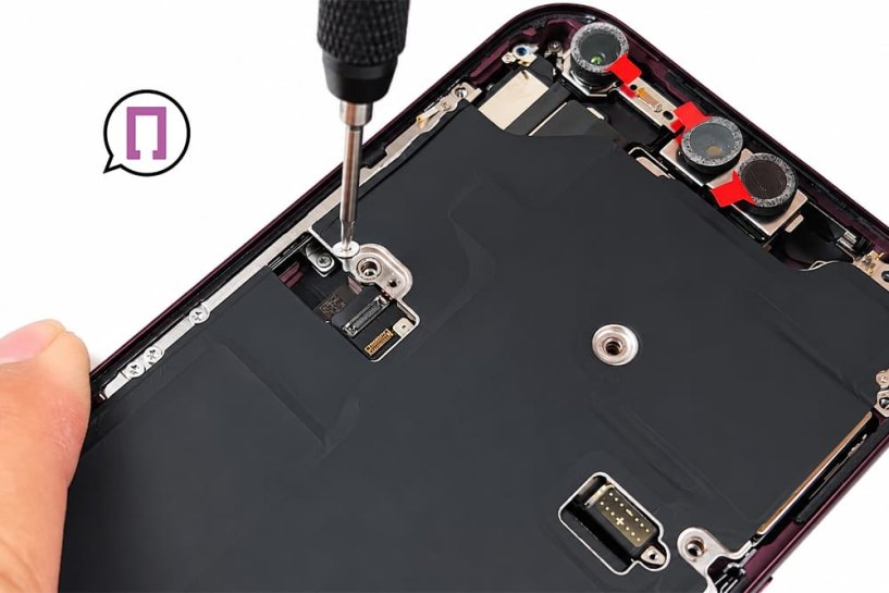 Разборка iPhone 18 Pro Max. Точная работа с платой