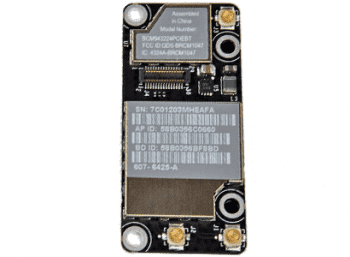 Замена AirPort (WiFi модуль) на MacBook